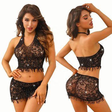 Бодістокінг JSY &laquo;Чудова Жаклін&raquo; One Size, топ, спідниця SX0450 фото