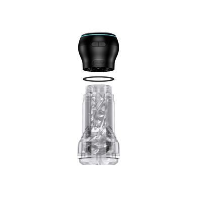 Мастурбатор Kiiroo Feel Pocket Crystal зі всмоктувальною інтерактивною насадкою PowerBlow Combo Set SX2240 фото