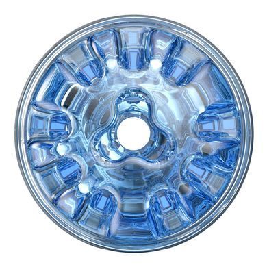 Мастурбатор Fleshlight Quickshot Turbo Blue Ice, компактний, наскрізний, підійде для пар та мінету SX0678 фото