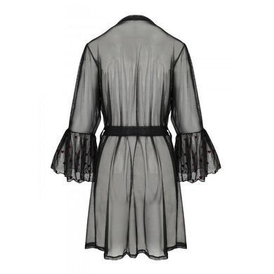 Повітряний пеньюар Passion LOVELIA PEIGNOIR XXL/XXXL, black SO4773 фото