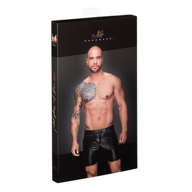 Чоловічі шорти з мокрим ефектом Noir Handmade H061 Powerwetlook shorts, S SX0103 фото