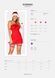 Сорочка Obsessive Kissmas chemise red S/M SX1156 фото 5