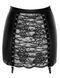 Спідниця Noir Handmade F341 Powerwetlook and lace skirt - XL SX2131 фото 8