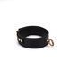 Нашийник з повідцем Liebe Seele Black Organosilicon Collar with Leash, екошкіра SO9484 фото 4