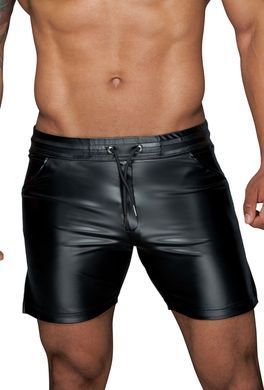 Чоловічі шорти з мокрим ефектом Noir Handmade H061 Powerwetlook shorts, M SX0104 фото