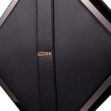 Сумка для секс-іграшок LOCKINK Mysterious Square Kink Bag, чорна, набір для бондажу в комплекті SX0843 фото
