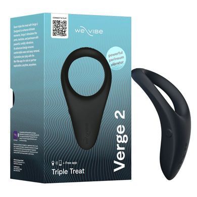Смарт-віброкільце We-Vibe VERGE 2 Black SX3863 фото