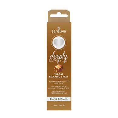 Спрей для мінету Sensuva Deeply Love You Salted Caramel (29 мл), для глибокого мінету SO3197 фото