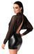 Сукня Noir Handmade F348 Powerwetlook and tulle dress - 6XL SX2097 фото 3