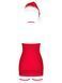 Сорочка Obsessive Kissmas chemise red L/XL SX1157 фото 4