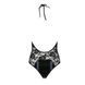 Боді з дуже глибоким декольте Passion DARYL BODY L/XL, black EL14801 фото 6