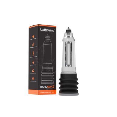 Гідропомпа Bathmate Hydromax 7 Clear, для члена довжиною від 12,5 до 18 см, діаметр до 5 см HM-30-CC фото