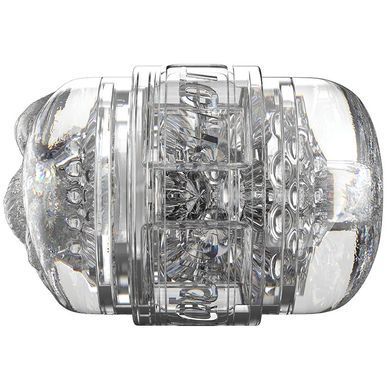 Двосторонній мастурбатор Fleshlight Quickshot Stoya, компактний, наскрізний, зі зліпка вульви та ануса порнозірки SX0680 фото