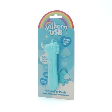 Вібратор-єдиноріжка Unihorn USB Bullet &ndash; Mount'n Peak, віброкуля, USB-зарядка, 10 режимів SX2871 фото