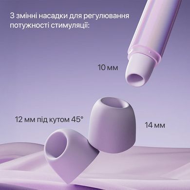 Вакуумний кліторальний стимулятор Zalo Lia Floral White, 3 насадки, 3 режими, різна інтенсивність SX2685 фото