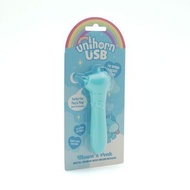 Вібратор-єдиноріжка Unihorn USB Bullet &ndash; Mount'n Peak, віброкуля, USB-зарядка, 10 режимів SX2871 фото