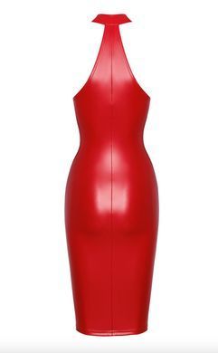 Сукня Noir Handmade F354 Red powerwetlook dress - 3XL SX2109 фото