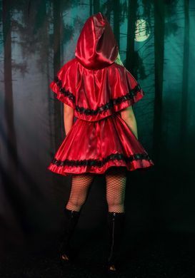 Еротичний костюм Червоної шапочки Leg Avenue Gothic Red Riding Hood L, сукня, накидка SO9124 фото
