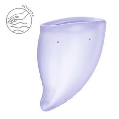 Менструальна чаша Fun Factory FUN CUP SIZE B Purple, багаторазова, діаметр 4,3 см, об&rsquo;єм 30 мл SX3674 фото