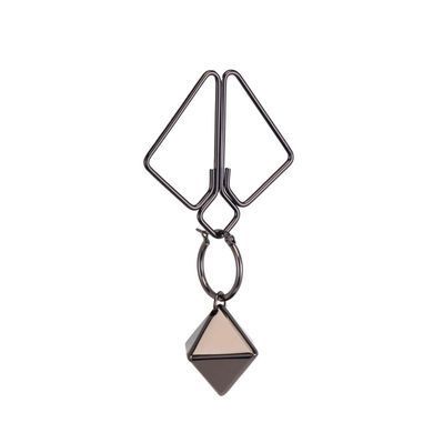 Затискачі для сосків з важкою підвіскою LOCKINK Nipple Clamps with Heavy Pendant, сріблясті SX0845 фото