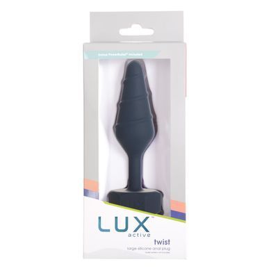 Анальна пробка Lux Active Twist Plug Large Blue SX3927 фото