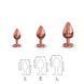 Металева анальна пробка із прикрасою у вигляді кристалу Dorcel - Diamond Plug L SO5530 фото 6