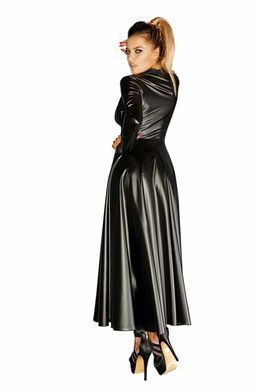 Сукня-плащ з мокрим ефектом Noir Handmade F128C Powerwetlook gown coat, M (м'яте паковання!!!) SX0014-R фото