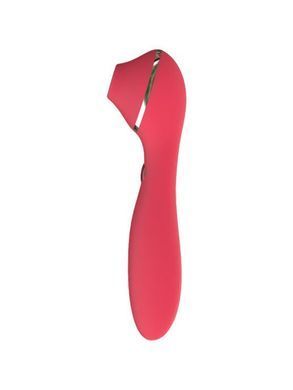 Вакуумний вібратор KISTOY Polly Plus Red SO4960 фото