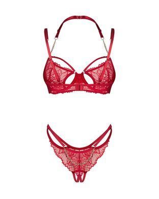 Комплект Obsessive Matildea 2-pcs crotchless set S/M SX3608 фото