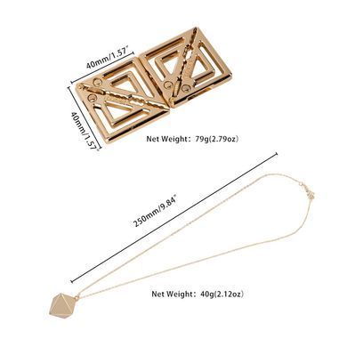 Затискачі для сосків з важкою підвіскою LOCKINK Adjustable Nipple Clamps with Heavy Pendant, під золото SX0846 фото