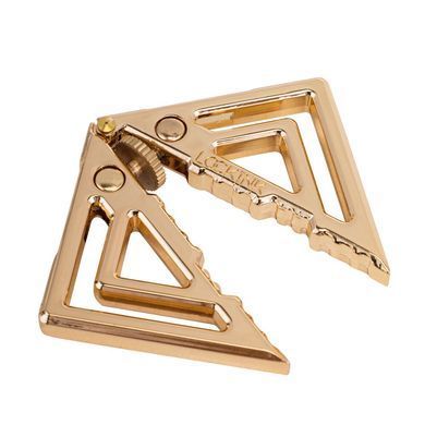 Затискачі для сосків з важкою підвіскою LOCKINK Adjustable Nipple Clamps with Heavy Pendant, під золото SX0846 фото