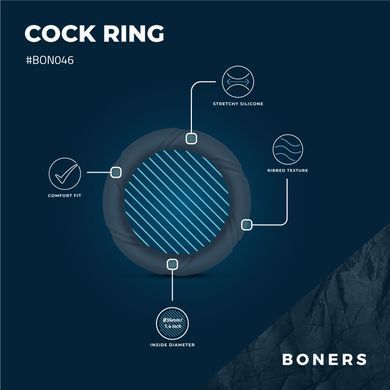 Ерекційне кільце Boners Ergo Cockring SX2203 фото