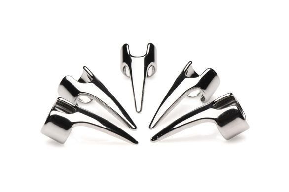 Набір кілець з кігтями Master Series Five-Piece Sensation Claw Rings - Silver SX1191 фото