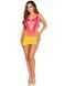 Сукня Leg Avenue Seamless Ombre Faux Lace Up Mini Dress One Size Sunset SX2776 фото 4