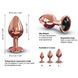 Металева анальна пробка із прикрасою у вигляді кристалу Dorcel - Diamond Plug M SO5531 фото 4