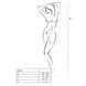 Бодістокінг Passion BS013 red, комбінезон, імітація панчіх і пояса PBS013R фото 4