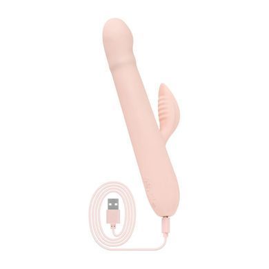 Вібратор-кролик Good Vibes Only - SHAI Thrusting Vibrator Soft Silicone - Pink SX3073 фото