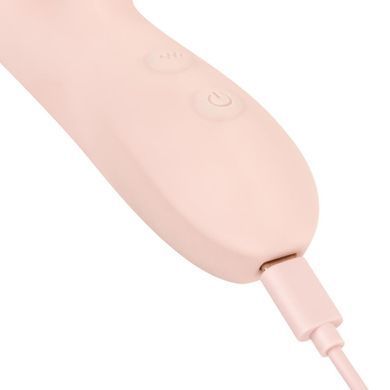 Вібратор-кролик Good Vibes Only - SHAI Thrusting Vibrator Soft Silicone - Pink SX3073 фото