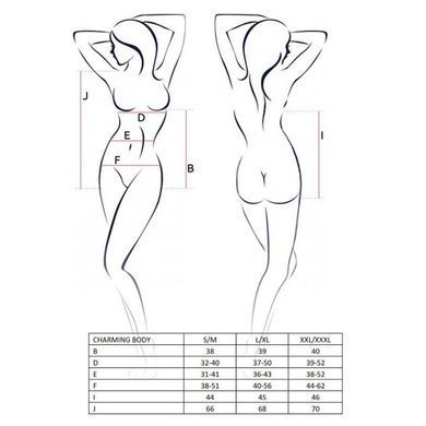 Боді Passion CHARMING BODY L/XL, black EL11001 фото