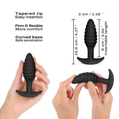 Анальна пробка Dorcel SPIRAL PLUG, діаметр 3 см, силікон SO8289 фото
