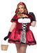 Еротичний костюм Червоної шапочки Leg Avenue Gothic Red Riding Hood 1X&ndash;2X, сукня, накидка SO9126 фото 1