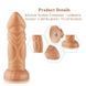 Фалоімітатор для секс-машин Hismith Slightly Curved Silicone Dildo Monster Series, кріплення KlicLok SO9960 фото 3