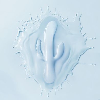 Вібратор-кролик Good Vibes Only - SAGE Triple Stimulation Vibe Soft Silicone - Blue SX3074 фото