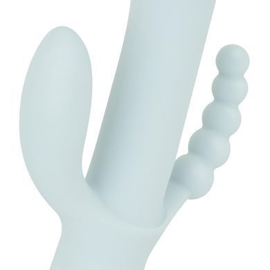 Вібратор-кролик Good Vibes Only - SAGE Triple Stimulation Vibe Soft Silicone - Blue SX3074 фото
