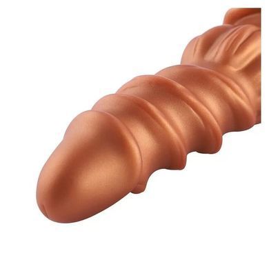 Фалоімітатор для секс-машин Hismith Spiral Grain Silicone Dildo Monster Series, спіральний рельєф SO9961 фото