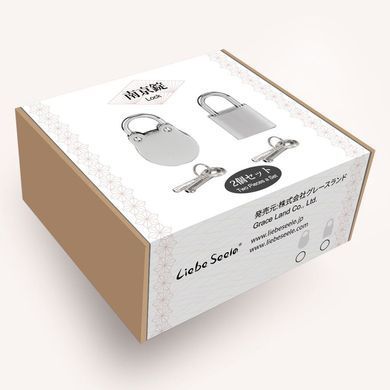 Замочок Liebe Seele Regular Padlock Silver (2 шт) SX1680 фото