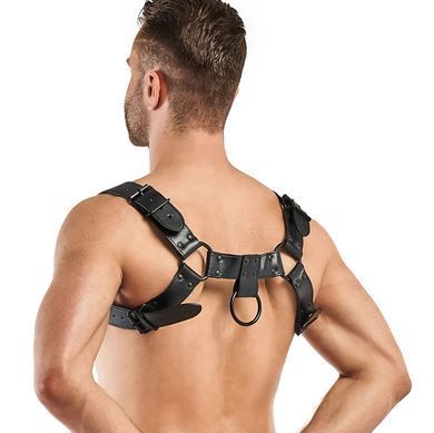 Портупея на плечі Bedroom Fantasies: Bruno Bondage Harness, чорна SO8828 фото