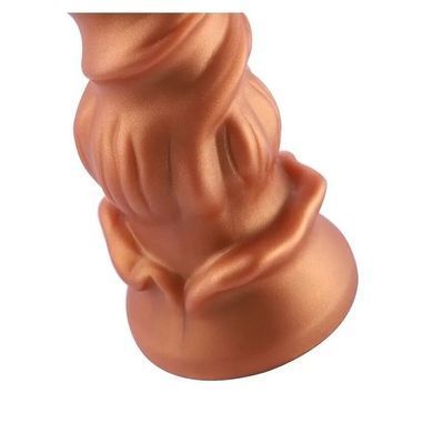 Фалоімітатор для секс-машин Hismith Spiral Grain Silicone Dildo Monster Series, спіральний рельєф SO9961 фото