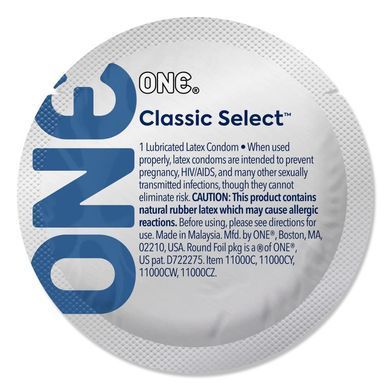 Набір презервативів ONE Classic Select Contest Collection, 100 шт, зі змазкою, паковання-тубус SX0739 фото