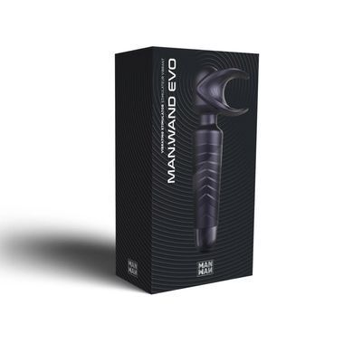 Мастурбатор-вібромасажер Manwan MAN.WAND EVO Black Plum, чудово для пар, вібромінет SX1383 фото